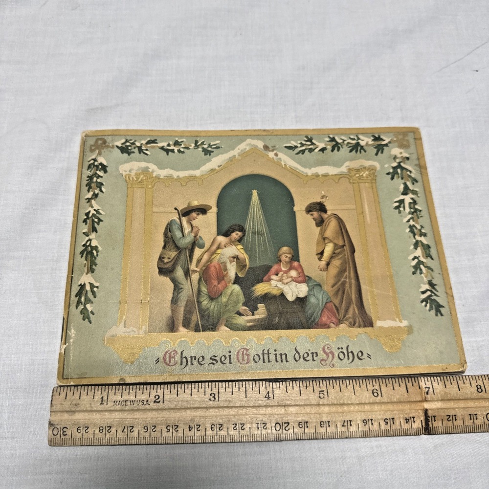 Antique German Booklet Religious Book Glory be to the High goddess